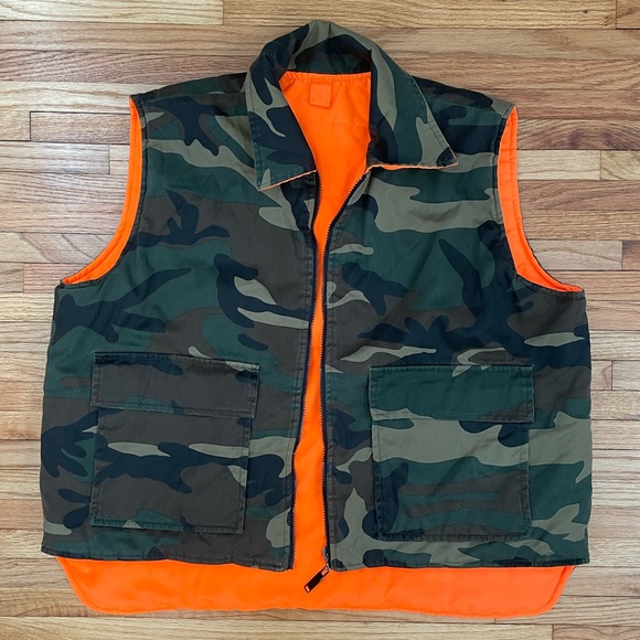 Vintage Jackets & Coats Vintage Reversible Hunting Vest Poshmark